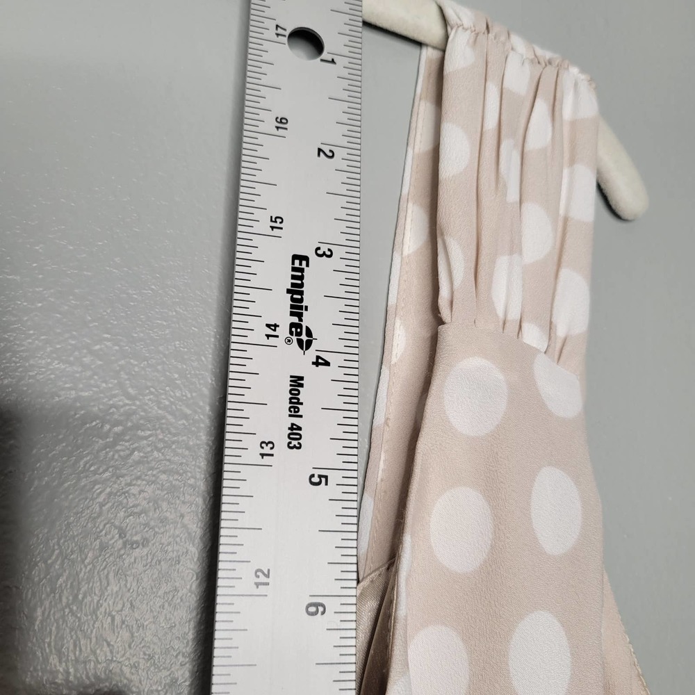 Express Cream Polka Dot Mini Dress - Picture 8 of 14